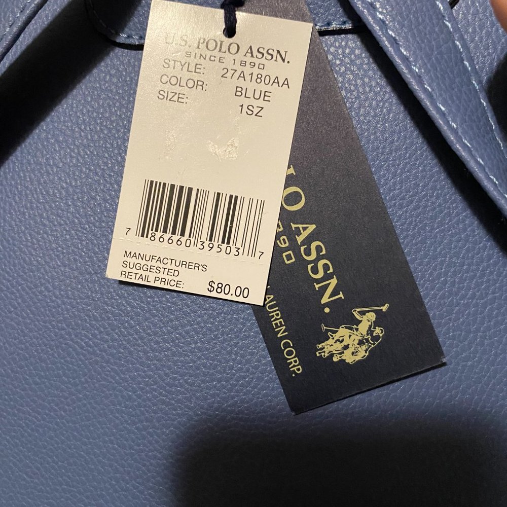 U.S. Polo Assn. powder Blue Backpack - Picture 7 of 7